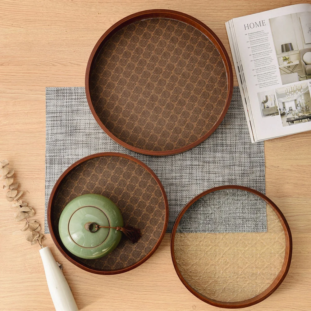 Round Vintage Tea Serving Plat - Desk Setup Design ulasan dan harga