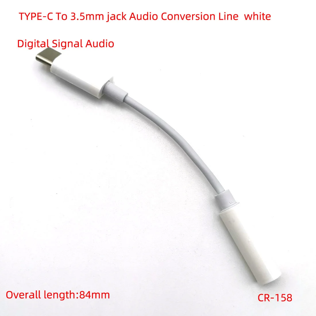 Type-C to 3.5mm Jack Earphone Conversion cable Digital Signal Analog Audio connector wire USB C to 3.5mm AUX Headphones Adapter