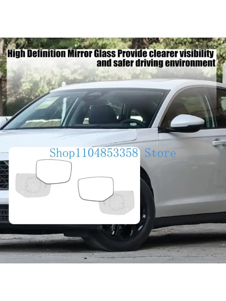 

652F Car Driver Oriented Mirror Replacement No Heating Clear Sight with Backing Plate