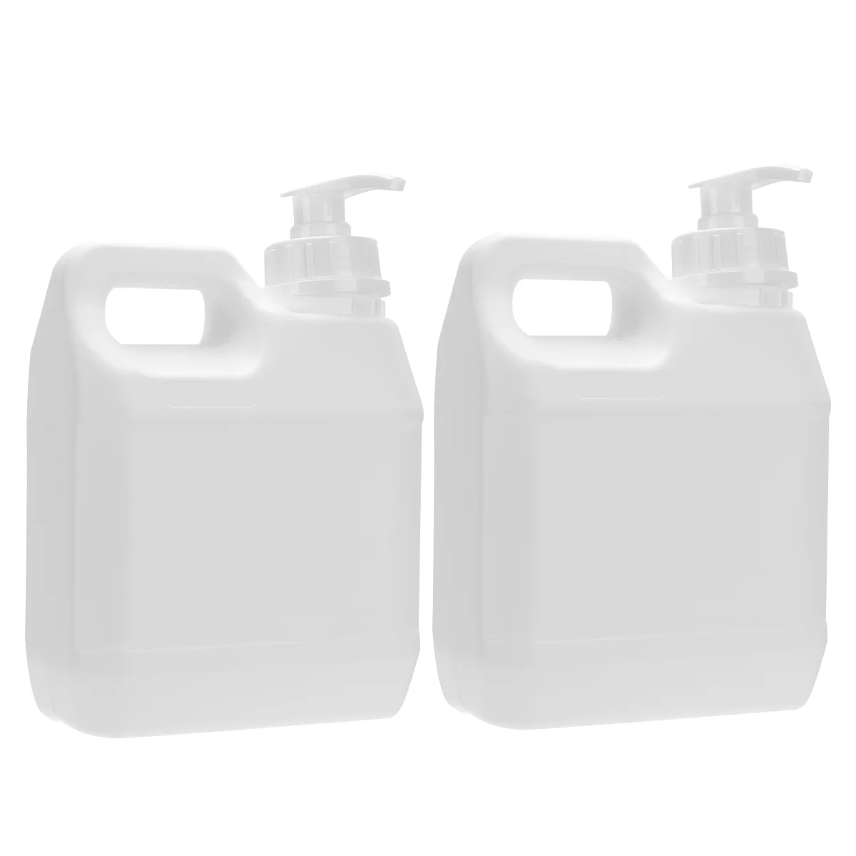 2 PCS Pump Bottle Soap Dispenser Chemical Container with Cosmetics Holders Filling