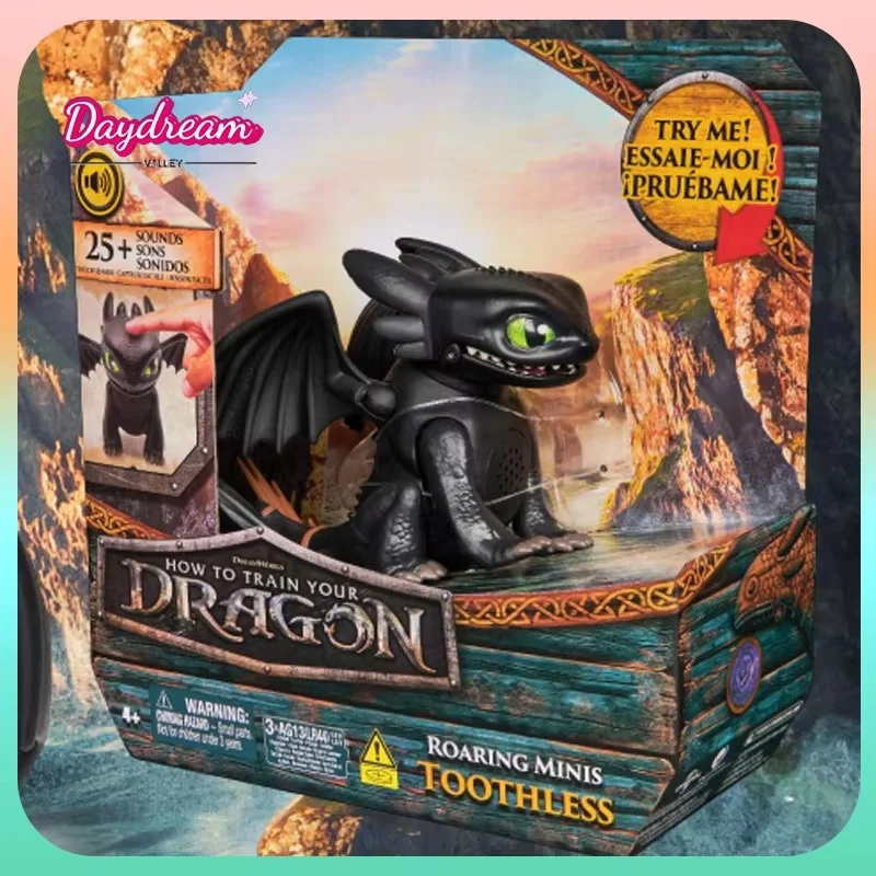 

Original How To Train Your Dragon Roaring Minis Series Mini Voice Interactive Toys Toothless Anime Action Figure Customized Gift