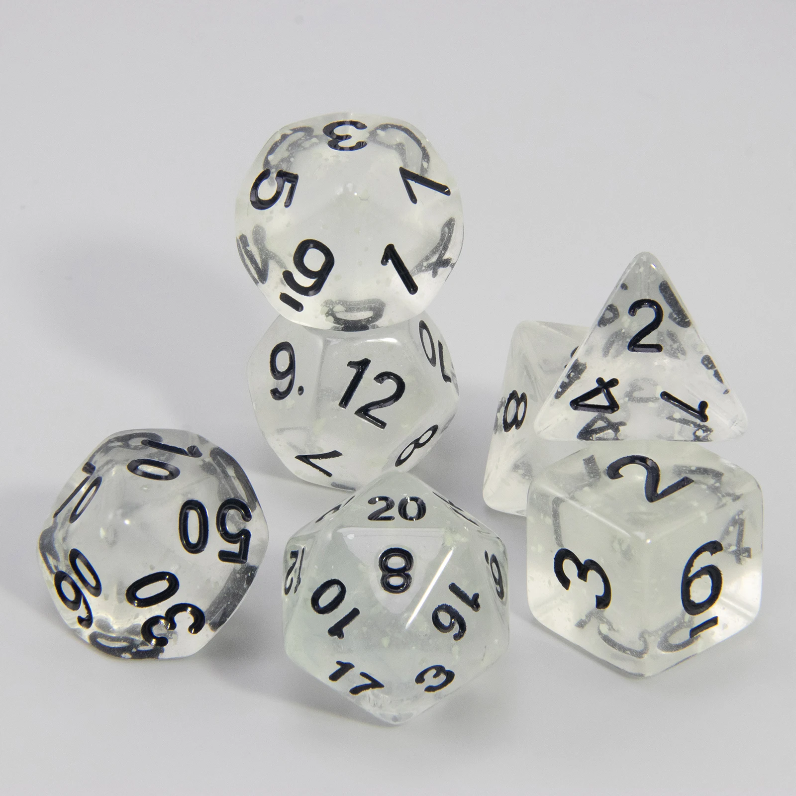 Polyhedral Dice Set for Party Kid Toys Board Game Entertainment Accessories,7pcs Dice D4-D20