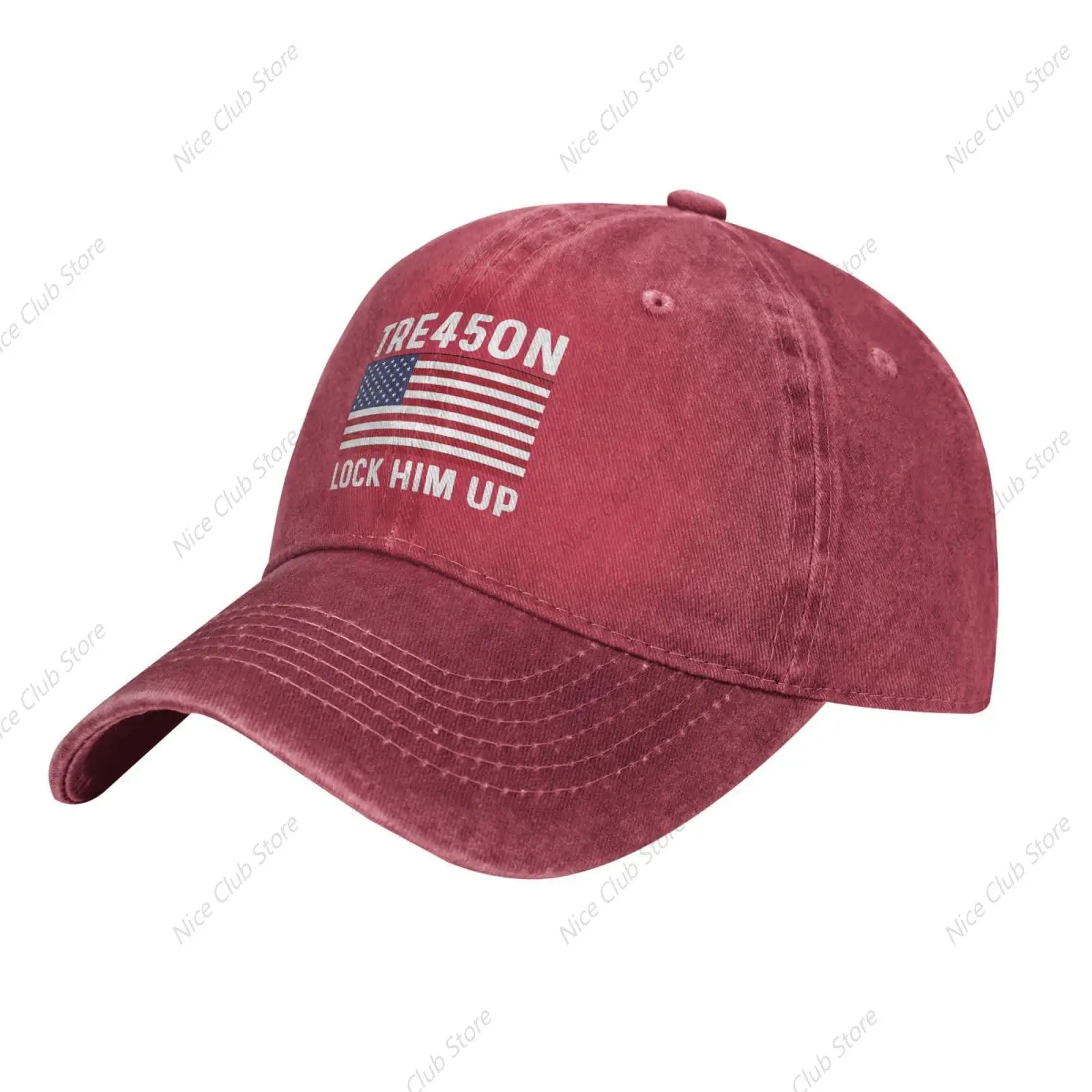 Tre45on Anti Trump Lock Him Up Cap Men Baseball Caps Cute Hats