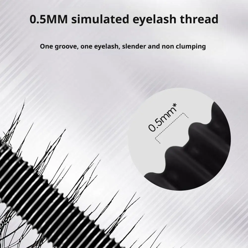 มาสคาร่าหลอดเหล็กติดทนนานกันน้ำไพรเมอร์ขนตาธรรมชาติต่อขนตาแบบธรรมชาติ 3D แต่งหน้าเพิ่มความยาวดวงตาความงามทุกวัน