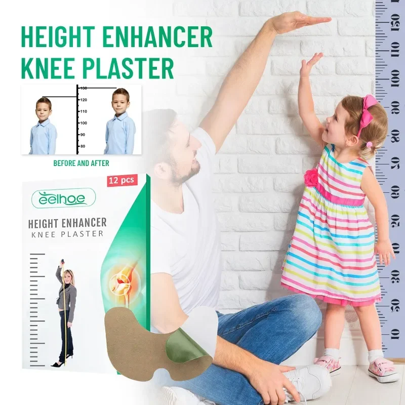 Height Enhancer Knee Plaster Increase Foot Patch Promote Bones Higher Growth Stickers Herbal Patch Body-height Growth Care Patch