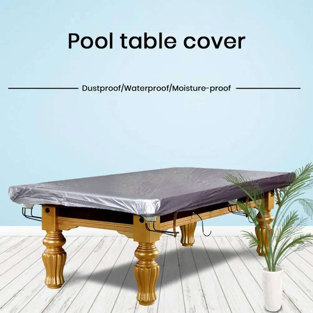 Dustproof Pool Table Cover Heavy Duty Waterproof Pool Table Cover for Billiard Snooker Tables Durable Dust for 7/8/9/10/12ft