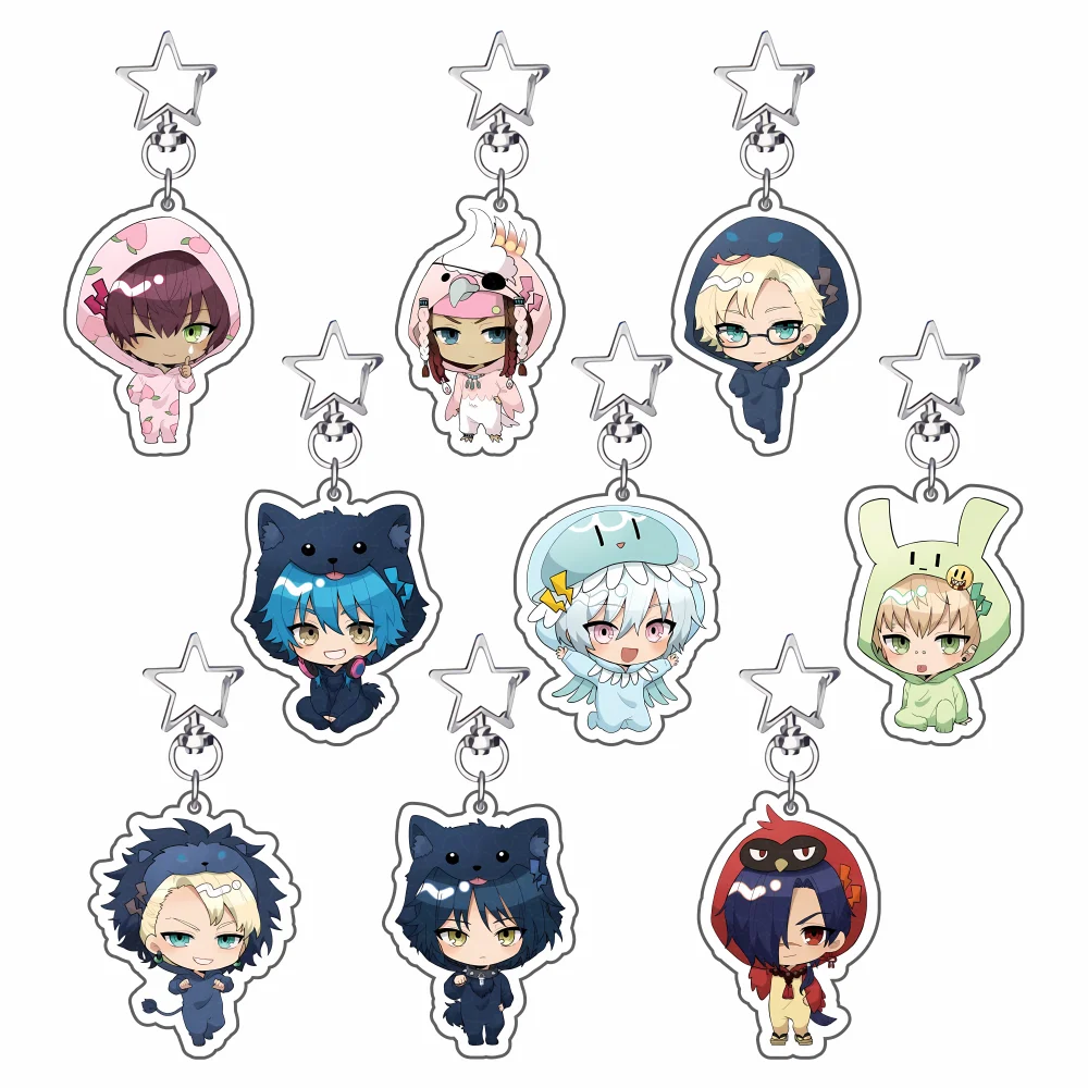 

Anime DRAMAtical Murder Pendant Car KeyChain Friend Gifts cosplay Accessories cosplay fan Gifts Aoba, Noiz, Clear, Koujaku, Ren