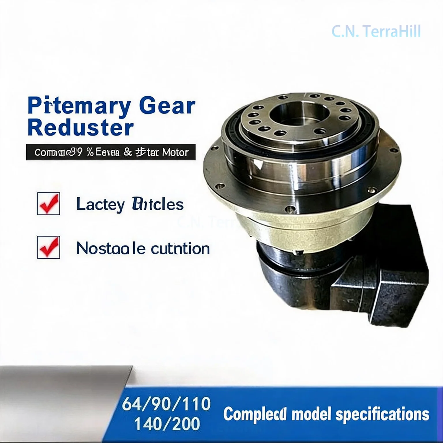 Planetary Gearbox Reducer 60 90 115 142 180 220 for Servo Motor Stepper Motor Speed Reducer