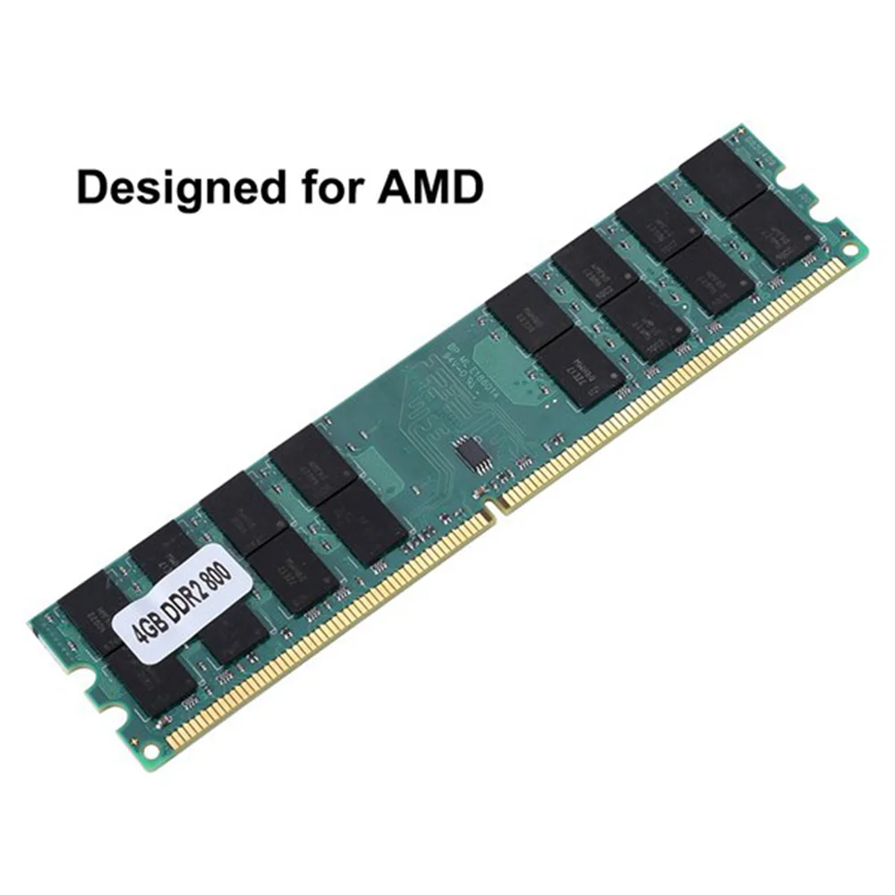 

16 ГБ (4x4 ГБ) PC2-6400 DDR2 800 МГц 240-контактная память для настольных ПК AMD, 1.8V SDRAM, только для AMD