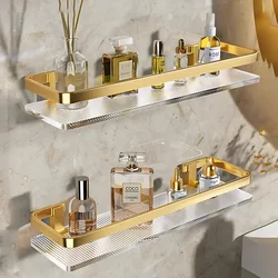 Bathroom Organizer Kitchen Organizer Acrylic Shampoo Rack Shower Rack Bathroom Accessories Nail-Free Organizer