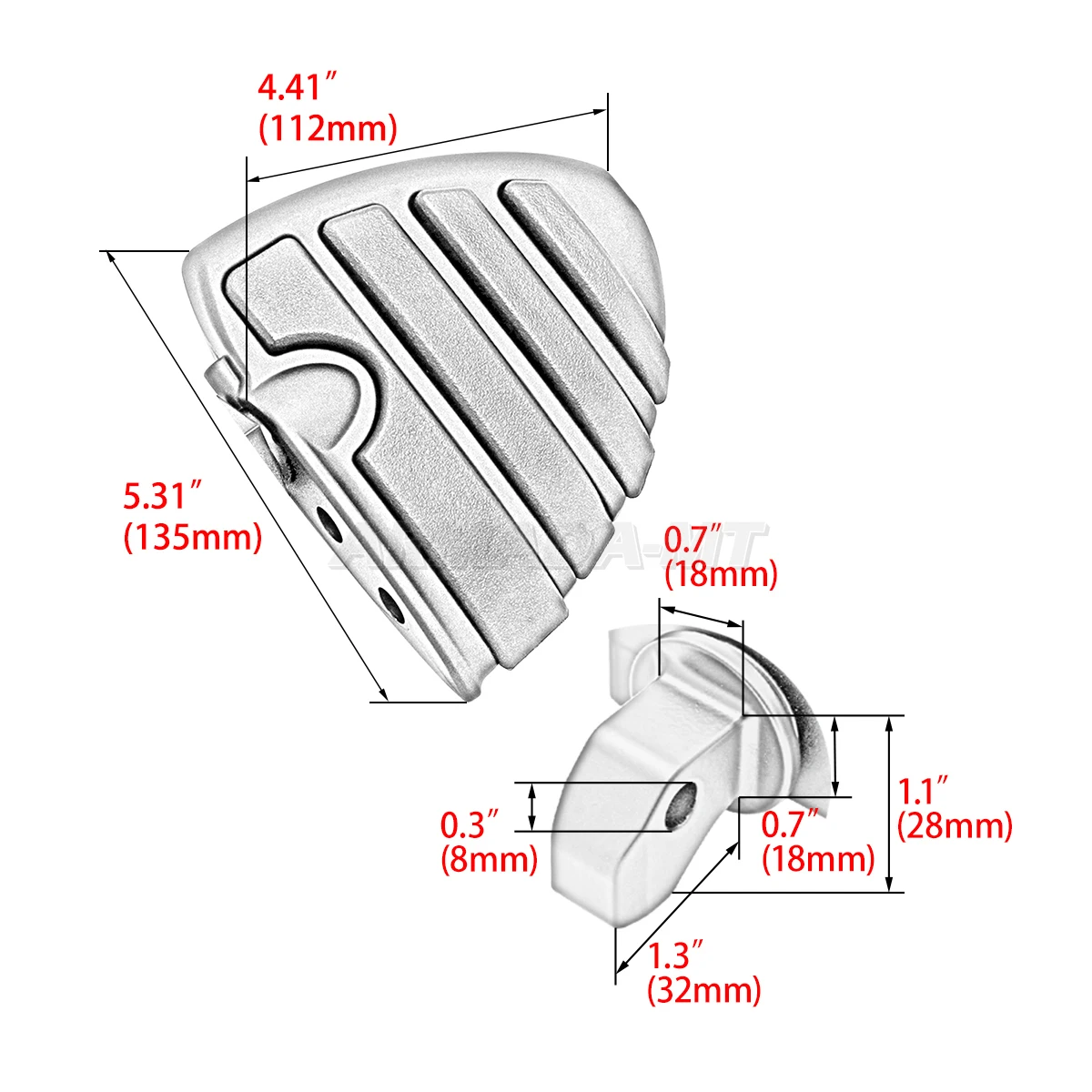 Motorcycle Accessories Front Foot Peg Footpegs Footrest Pedal For Indian Scout Bobber Sixty Ski-Doo Victory Octane 2017-2019