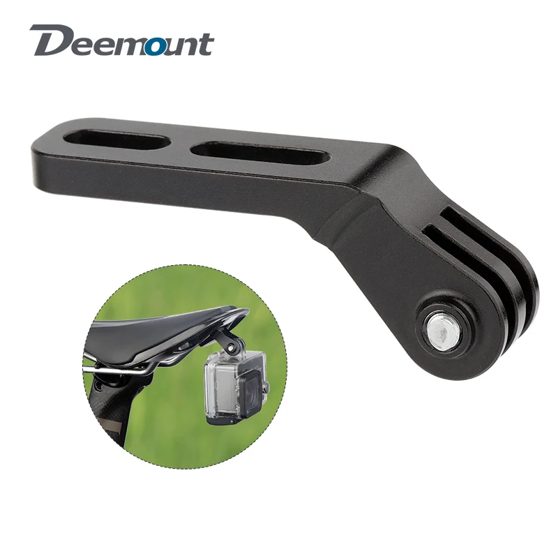 Soporte de luz trasera para tija de sillín Deemount, compatible con Shimano PRO para cámara deportiva Gopro, luces de Radar, alumbre. Soporte de extensión de aleación