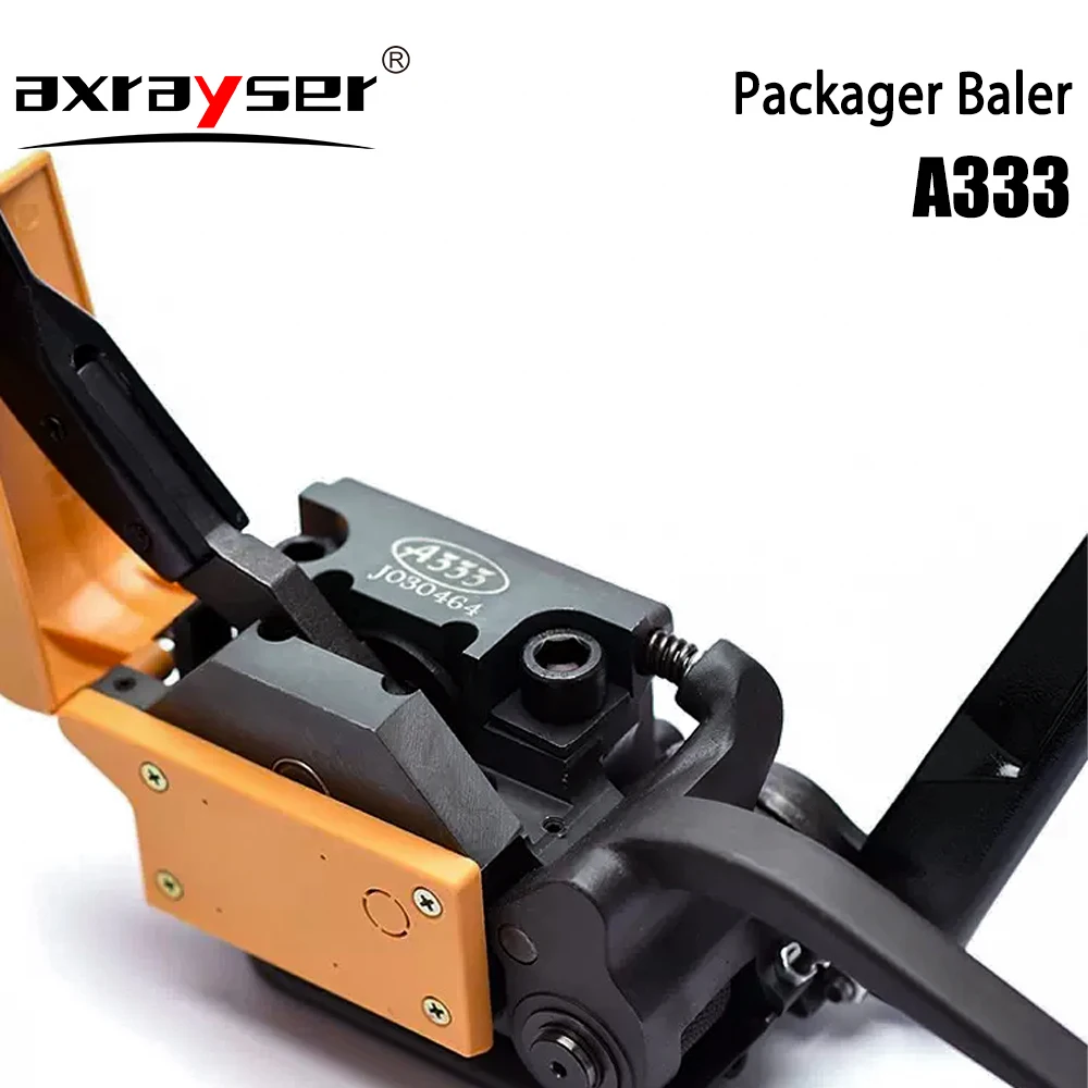 Manual A333 Packager Baler Sealless Steel Strapping Machine Belt Packaging Banding Bander Packing Machinery Steel Strip