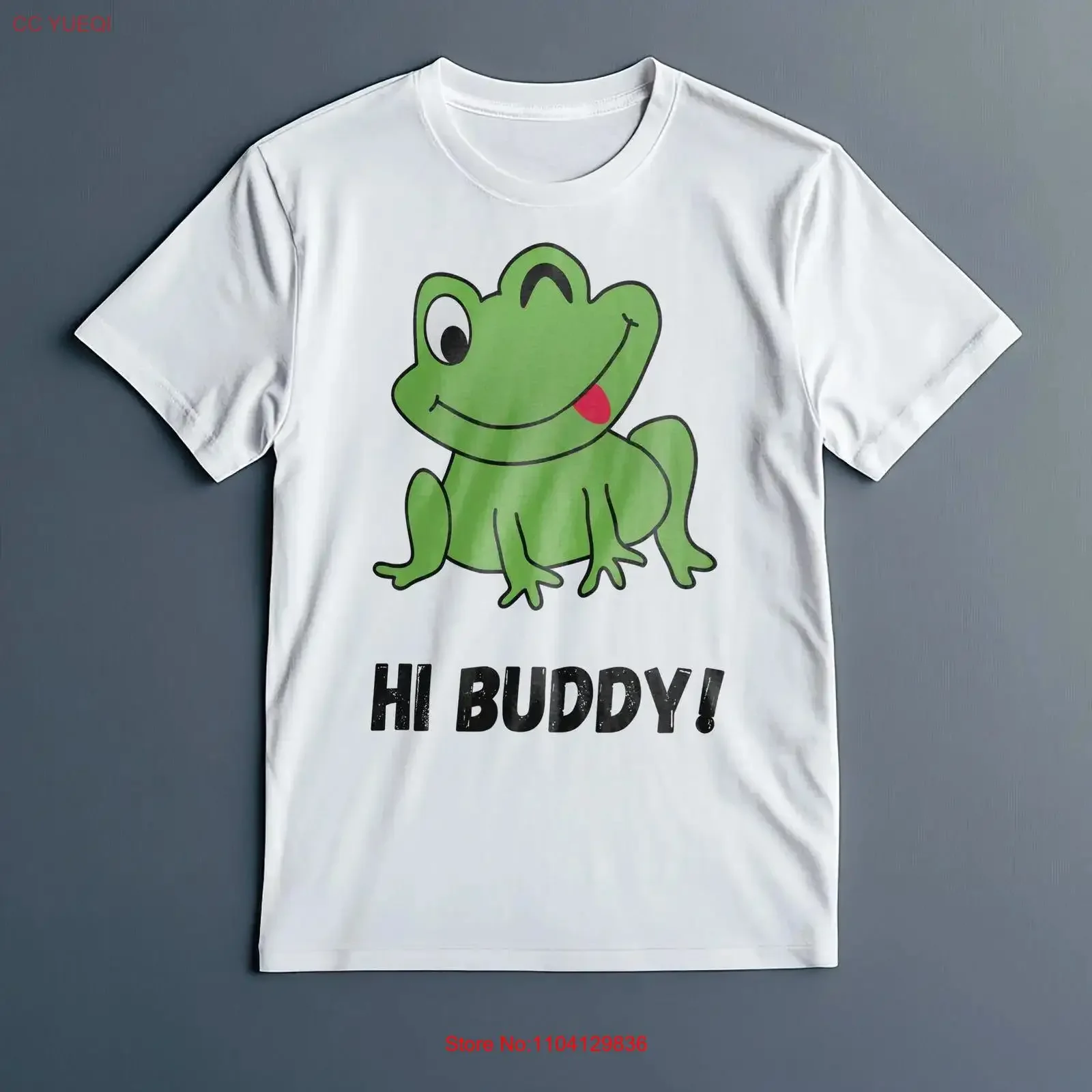 Camiseta divertida de rana con diseño de sapo verde de dibujos animados que da la mano, para amantes de los animales, para él y ella, estilo vintage, lavado, para hombre