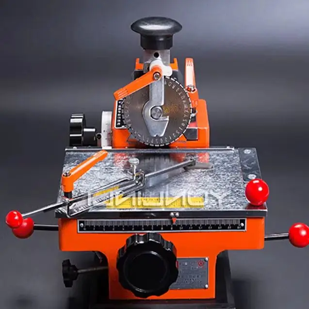 Semi-Automatic Metal Name Plate Engraving Machines Nameplate Marking Machine Manual Embossing Machine