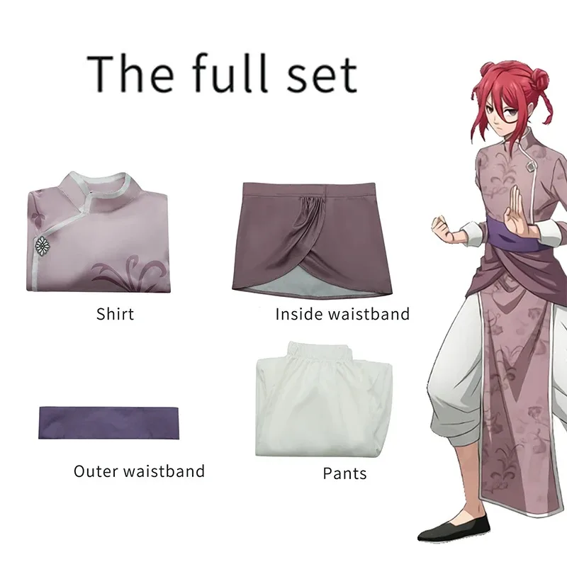 2025 ♥   Novo anime azul bloqueio chigiri hyoma cosplay traje peruca cheongsam calças china kung fu tang ternos trajes de halloween para ☆ ★