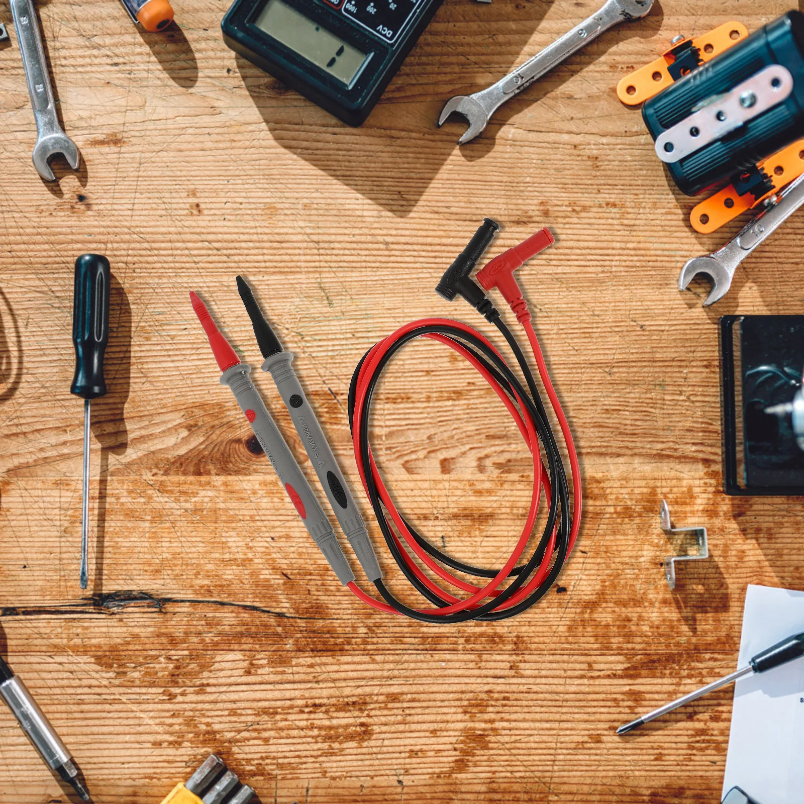 

Multimeter Probe Usage Test Leads Electrical Continuity Cable Tester Clip Voltmeter