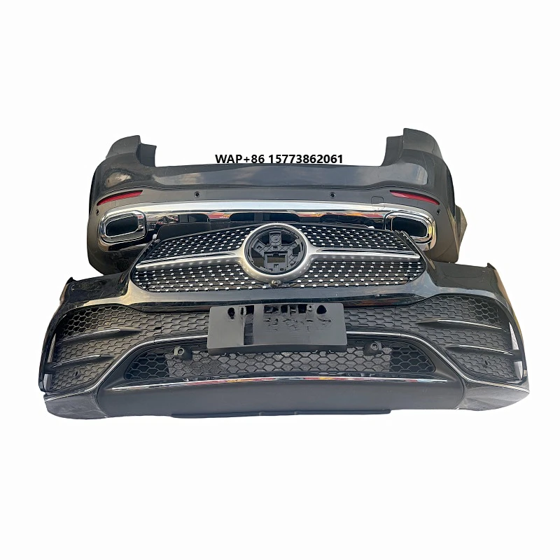 

GLE 167 2020-2023 Front Rear Plastic Bumper with Grille Kit Second-hand Assembled Bumper Kit for GLE167 GLE450 GLE350