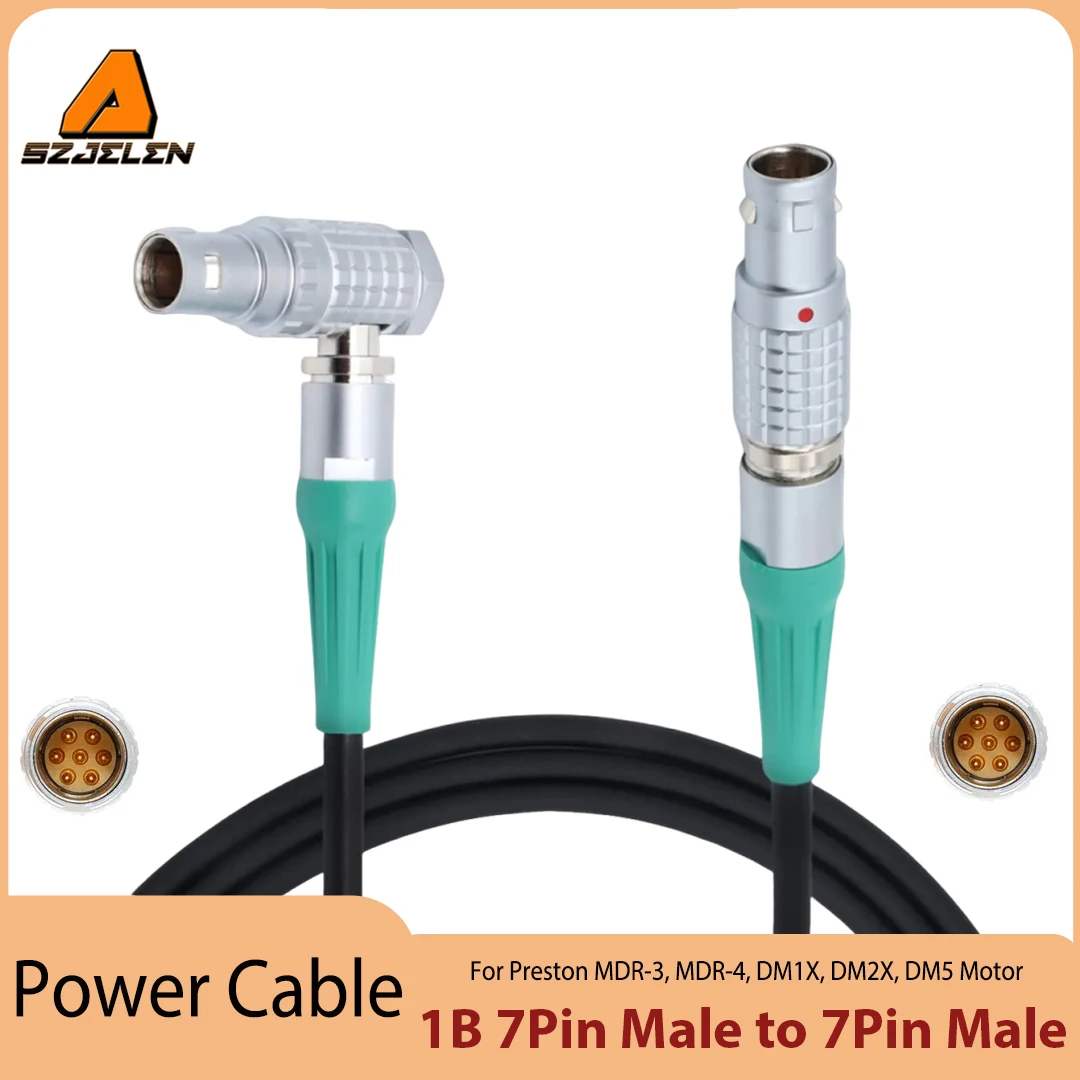 New Arriving 1B 7Pin To 7Pin FIZ Wireless Follow Focus Motor Cable for Preston MDR-3, MDR-4, DM1X, DM2X, DM5 Motor