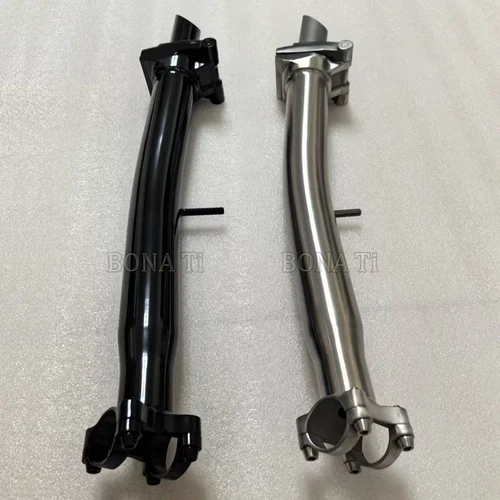 Vástago de bicicleta plegable de aleación de titanio Gr9, S, nuevo, manillar de bicicleta M