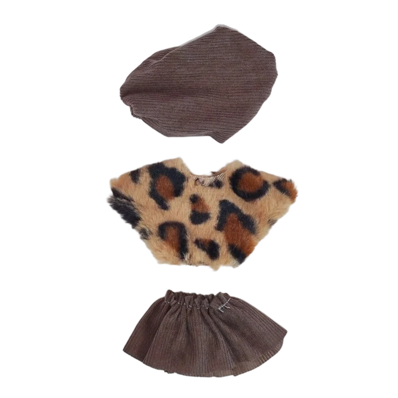 

Мини-кукла 17 см, одежда для Ropa Labubu, милый дизайн, подарок для девочек, костюм, модная одежда, поясная сумка