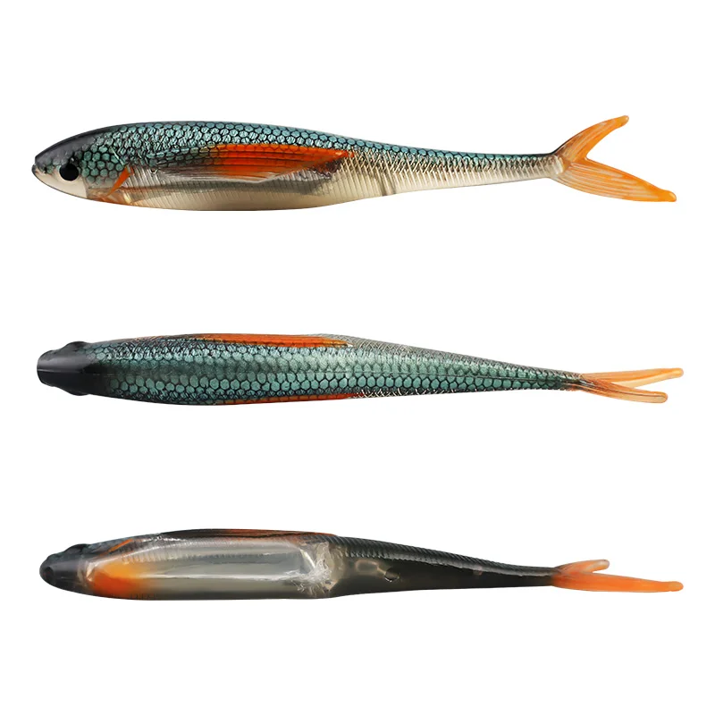 6-color fork tail fish bait road sub bait 12cm/9g simulation fish bait fishing bait sea fishing hook accessories tool outdoor