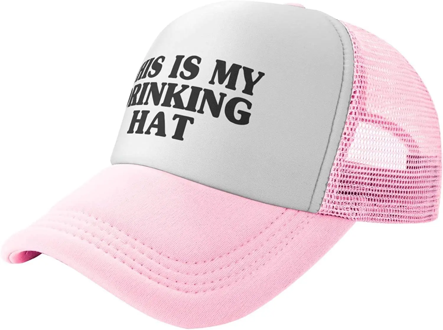 This is My Drinking Hat Funny Hats Unisex Trucker Caps Adjustable Baseball Snapback Hats Gifts for Youth Adult