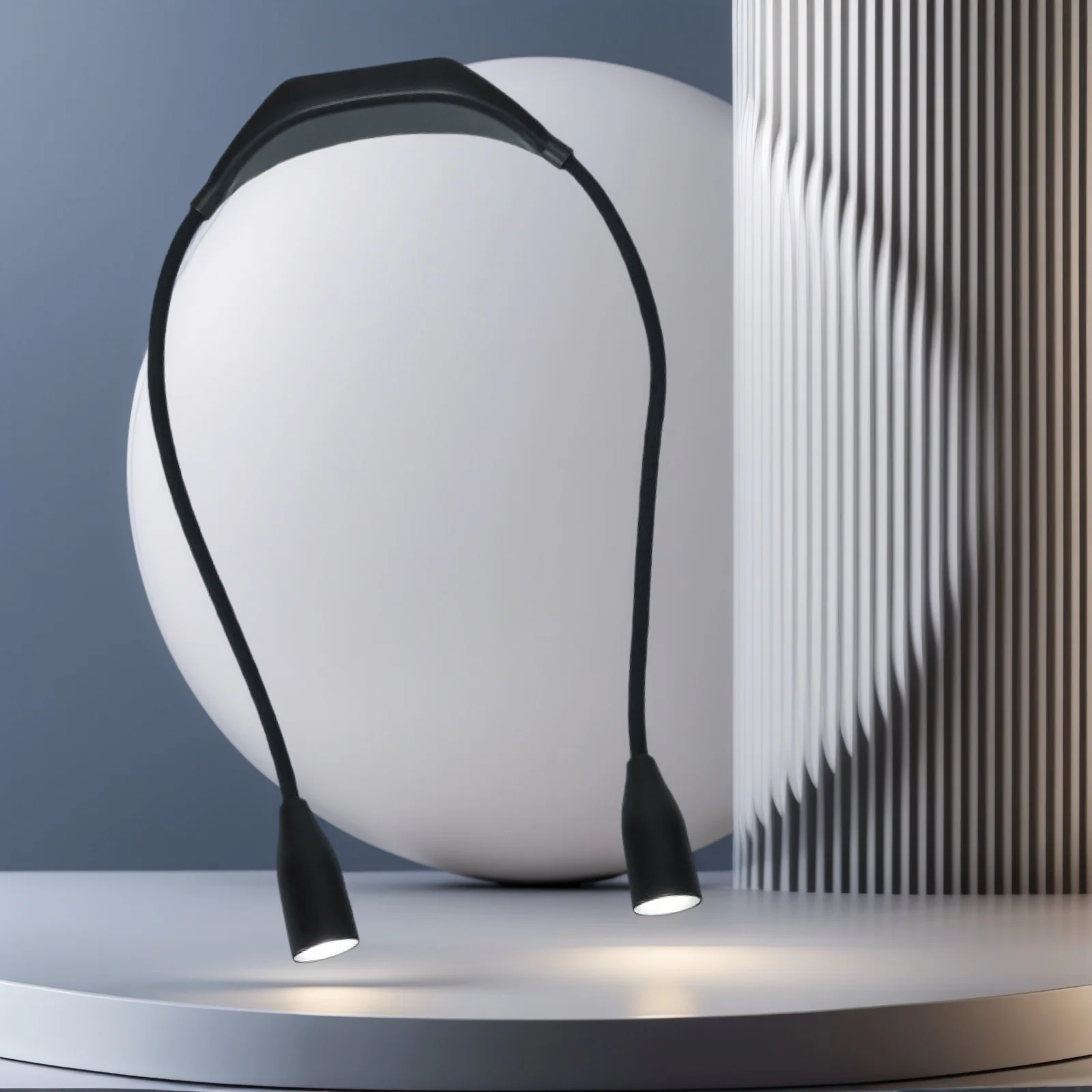 

Лампа для чтения с гибкими руками, лампа для чтения с регулируемой яркостью, фонарик Hands Free для чтения, вязания, кемпинга, ремонта