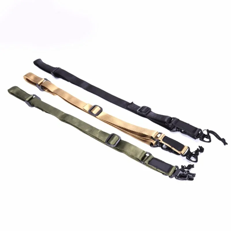 

1 Pcs Double Point Tactical Multi-Mission Rifle Sling Gun Strap System Mount Set Suitable for MS2 YFY5062 New