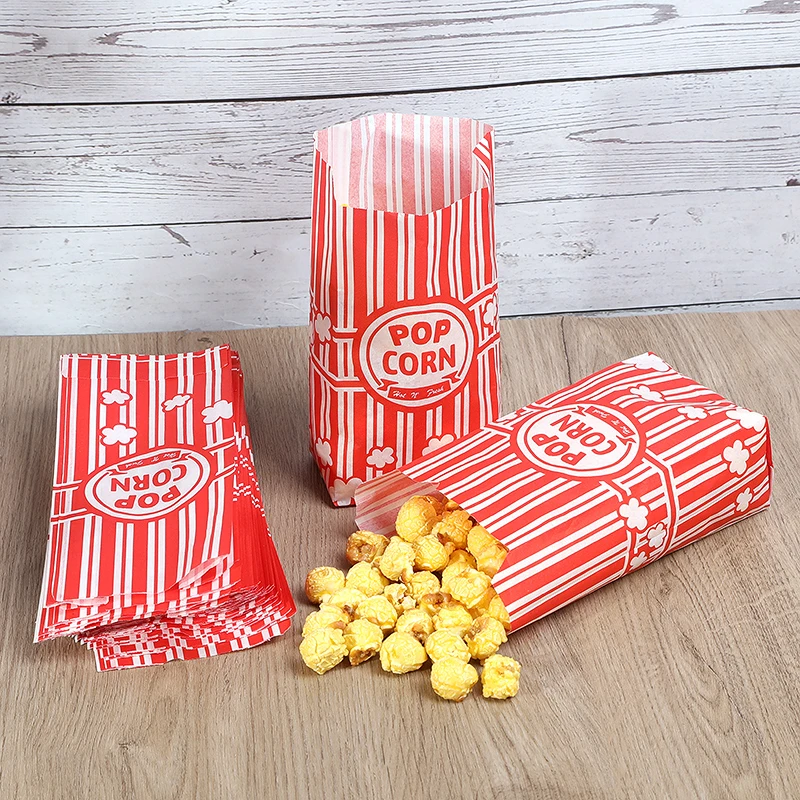 20 Stück Popcorn-Boxen Rot-Weiß Gestreifte Becher Snack-Behälter für Filmnächte Pommes-Frites-Becher Geburtstagsparty-Zubehör Karnevals-Party-Deko