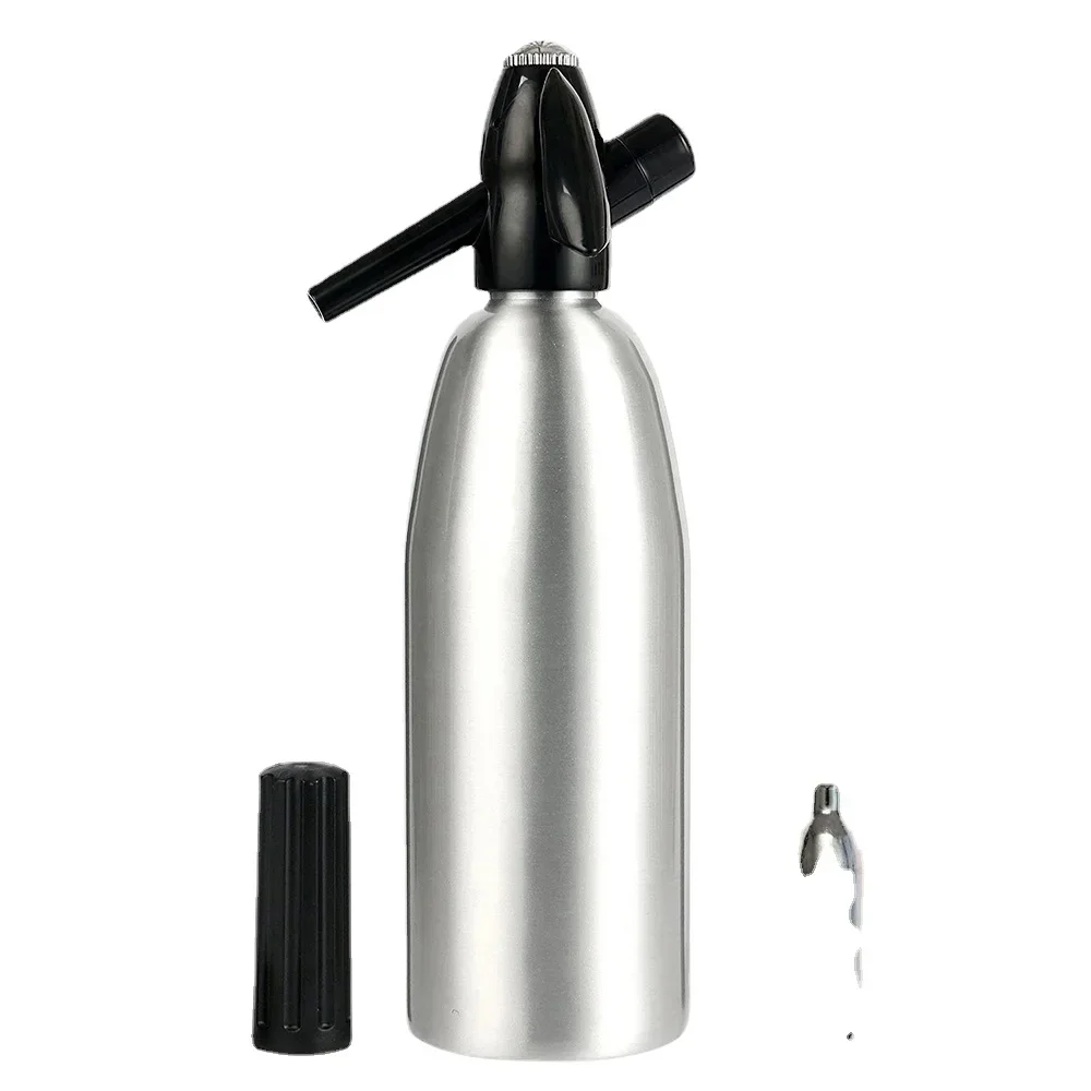 Professional Soda Water Siphon 1L Aluminum CO2 Sparkle Soda Maker Bar Tools