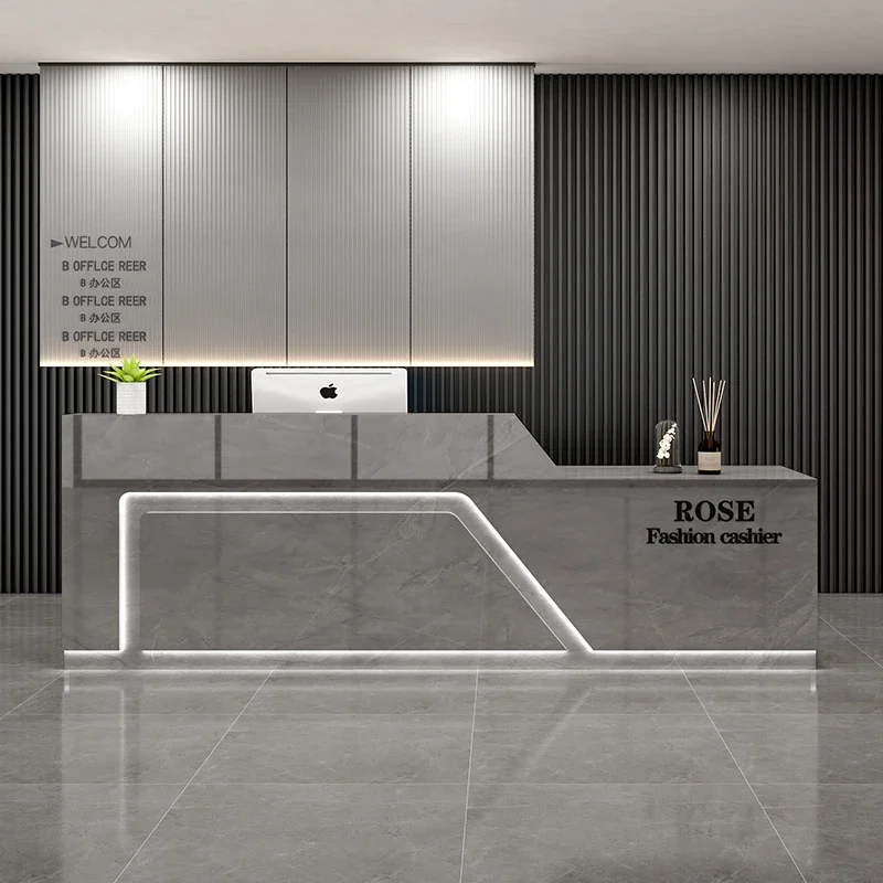 For Design Reception Shop Cashier Counter Bakery Cashier Checkout Salon Counter Supermarket Executive Mostrador Trendy Furniture