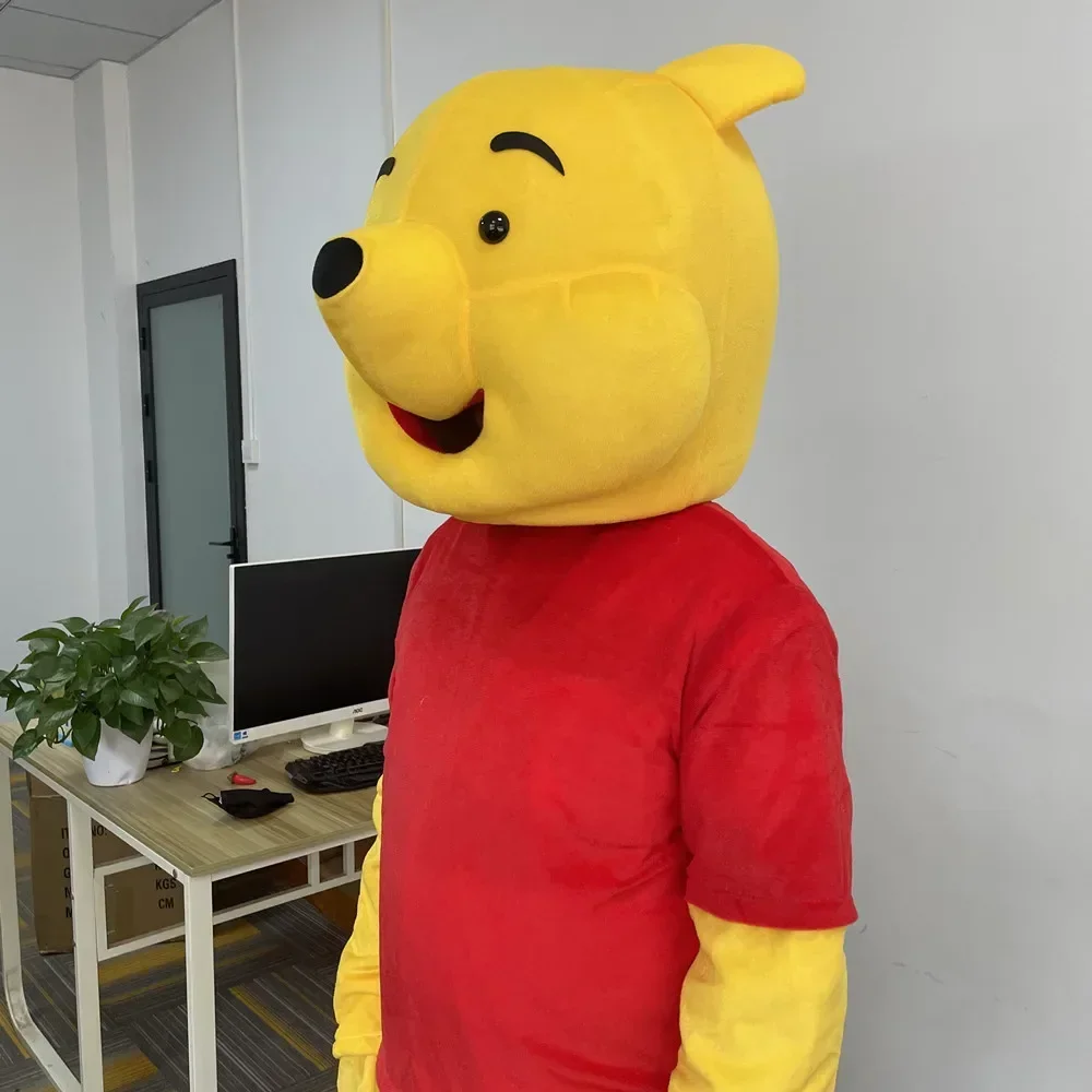 Cosplay Winnie De Pooh Beer Mascotte Kostuum Stripfiguur Reclame Kostuum Feest Dier Carnaval Toneelvoorstellingen