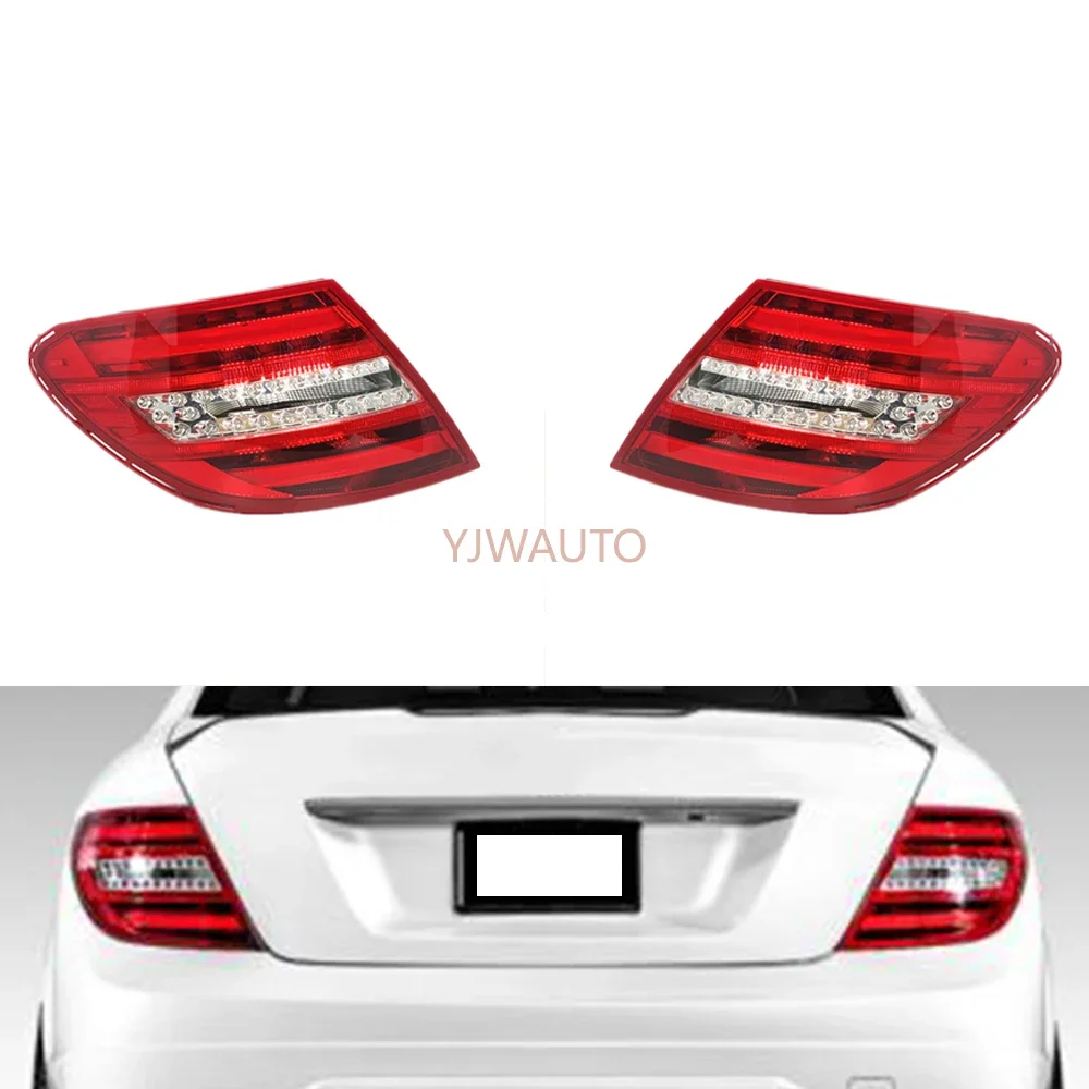 For Benz W204 C180 200 220  C300 Car Taillight Assembly Tail lamp Reverse Park lamp Shell Brake Lamp Rear Turn Signal Light