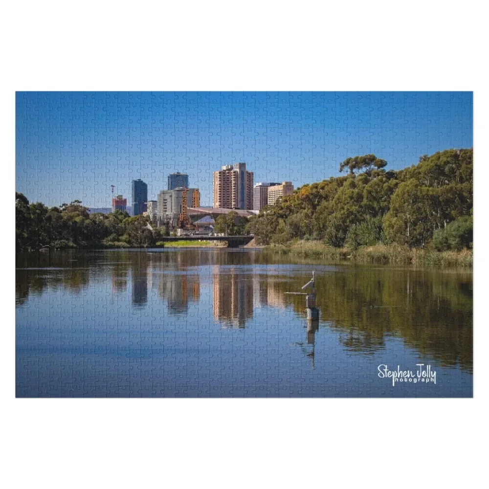 Adelaide River Torrens Legpuzzel Custom Kind Cadeau Met Foto Aanpasbaar Cadeau Peuter Speelgoed Puzzel