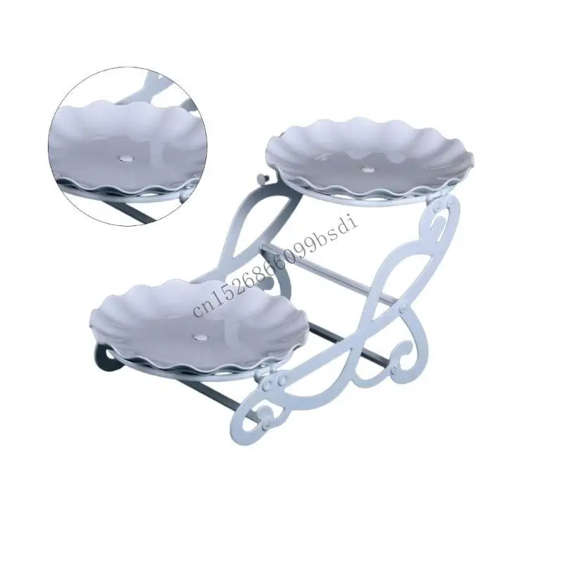 

11UA металлическая стержня фруктовая тарелка десерта с несколькими слоями съемный держатель для кекса 3 уровня торта стойки для