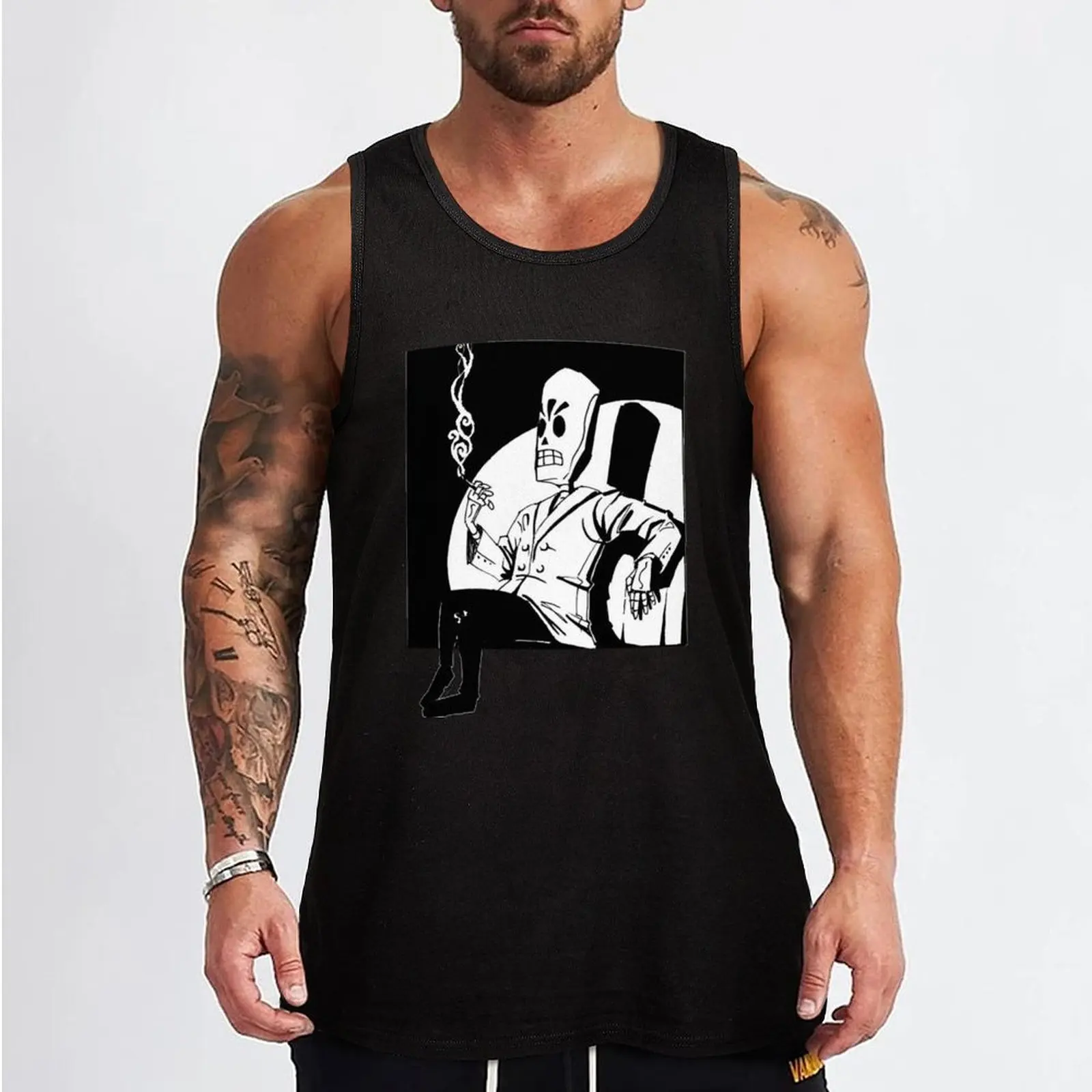 Grim Fandango Tank Top Men's sleeveless sleeveless Men's t-shirts cool things