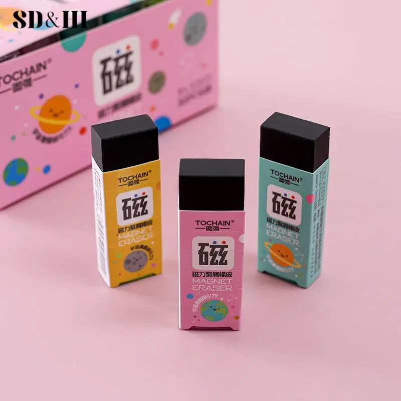 Cool Special Creative Eco-Friendly Magnet Rubber Magnetic Eraser Children's Fun   