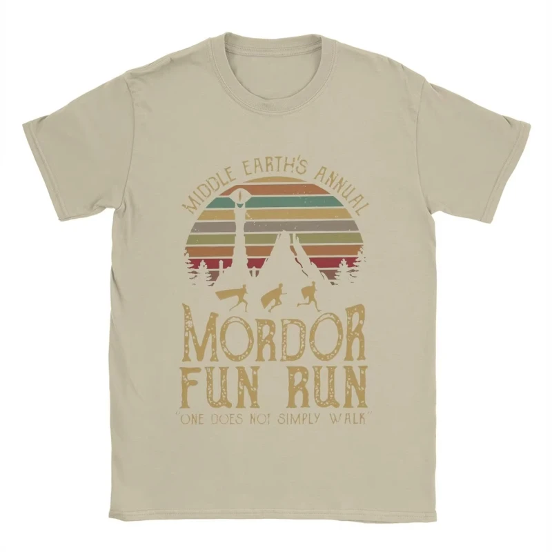 Men's Mordor L-Lords Of The R-Rings T Shirt Cotton Clothing Vintage Short Sleeve Round Neck Tee Shirt Original T-Shirt