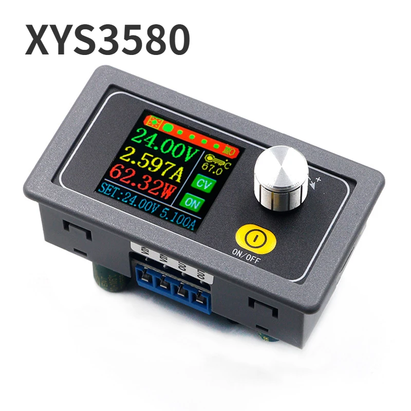 XYS3580 DC DC Buck Boost Converter CC CV 0.6-36V 5A Power Module Adjustable Regulated laboratory power supply variable