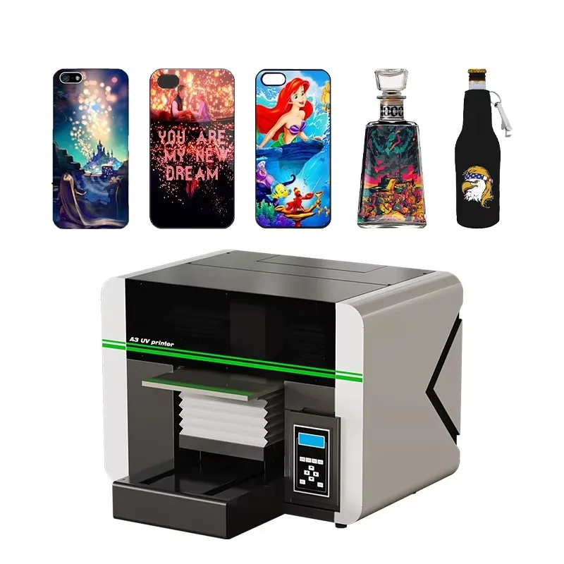 Sonpuu UV DTF يطبع XP600 الذكية AI الخدمة الذاتية جراب هاتف طباعة الصور الصحافة A3 شقة KT مجلس طابعة نافثة للحبر المعدنية CMYK
