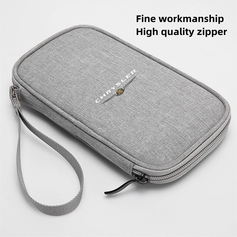 NEW Portable Waterproof Double Layers Storage Bags For car keys car Bank card For Chrysler 300c 300 Pacifica 200 Sebring PT Crui