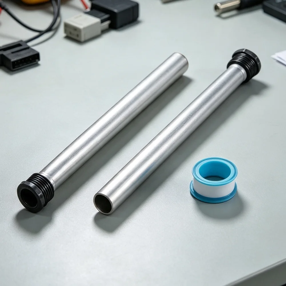 Aluminum Zinc Anode Rod 9.25in Length 3/4 Thread Two Pack for RV For water Heater and Home System Compatibility