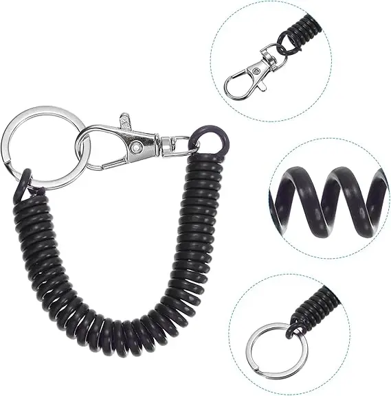متعددة الوظائف الهاتف المحمول الحبل حزام مكافحة خسر سلسلة دوامة مطاطا الربيع حبل للهواتف الأشرطة المفاتيح حلقة رئيسية حامل