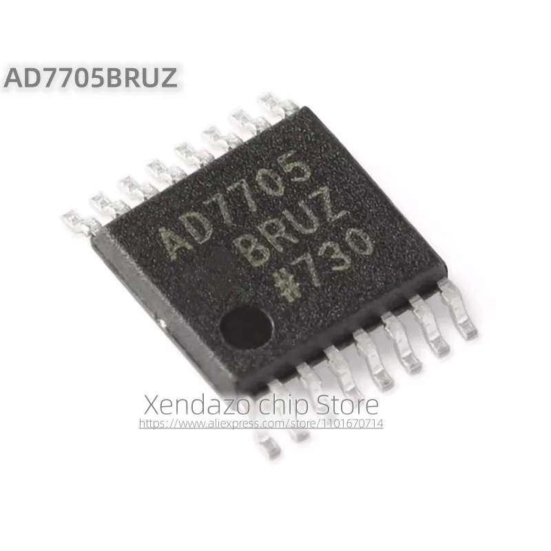 10pcs/lot AD7705BRUZ-REEL7 AD7705BRUZ AD7705 TSSOP-16 package Original genuine 16 bit analog-to-digital converter (DAC) chip