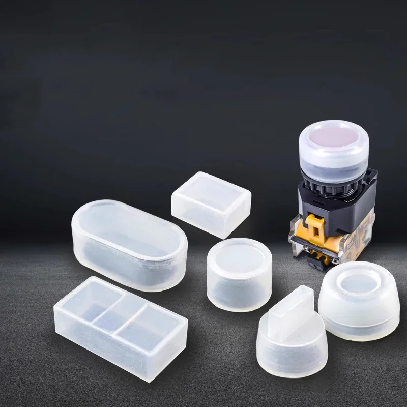 5 шт./лот 16 мм/22 мм/32 мм защитная крышка с кнопкой крепления LAY16 LA38 AS-22-25N APBB-22-25N водонепроницаемое пылезащитное покрытие