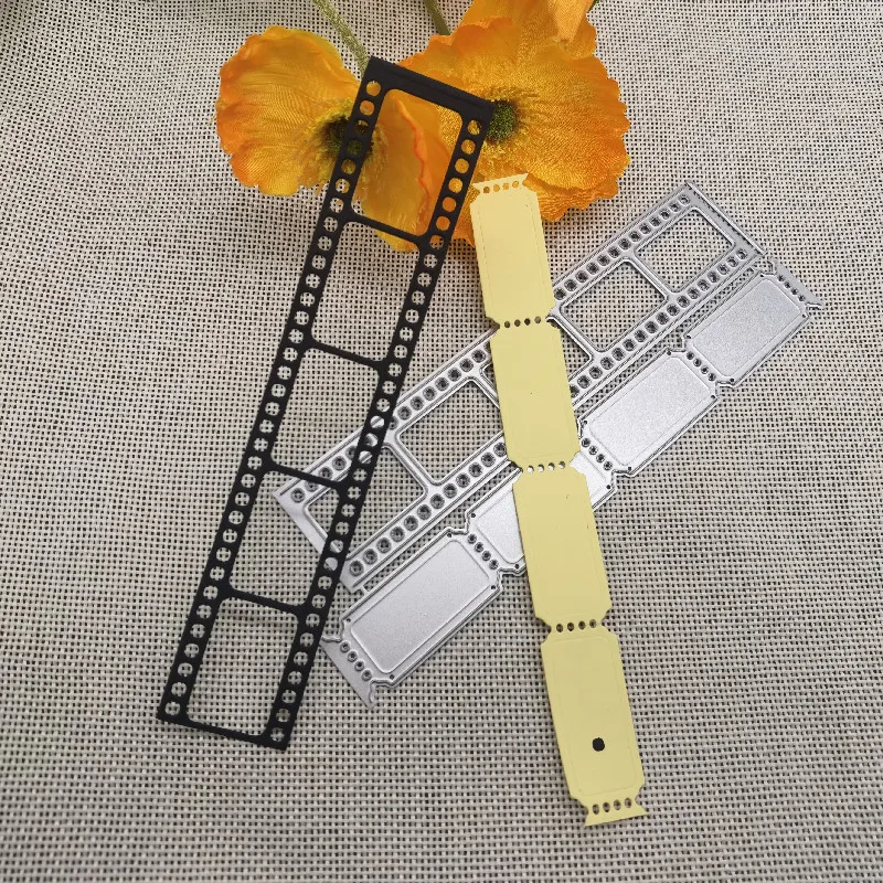 ไปรษณีย์กรอบโลหะที่ตัดลายกระดาษ Stencils สำหรับ DIY Scrapbooking ตกแต่งลายนูน Handcraft แม่แบบ