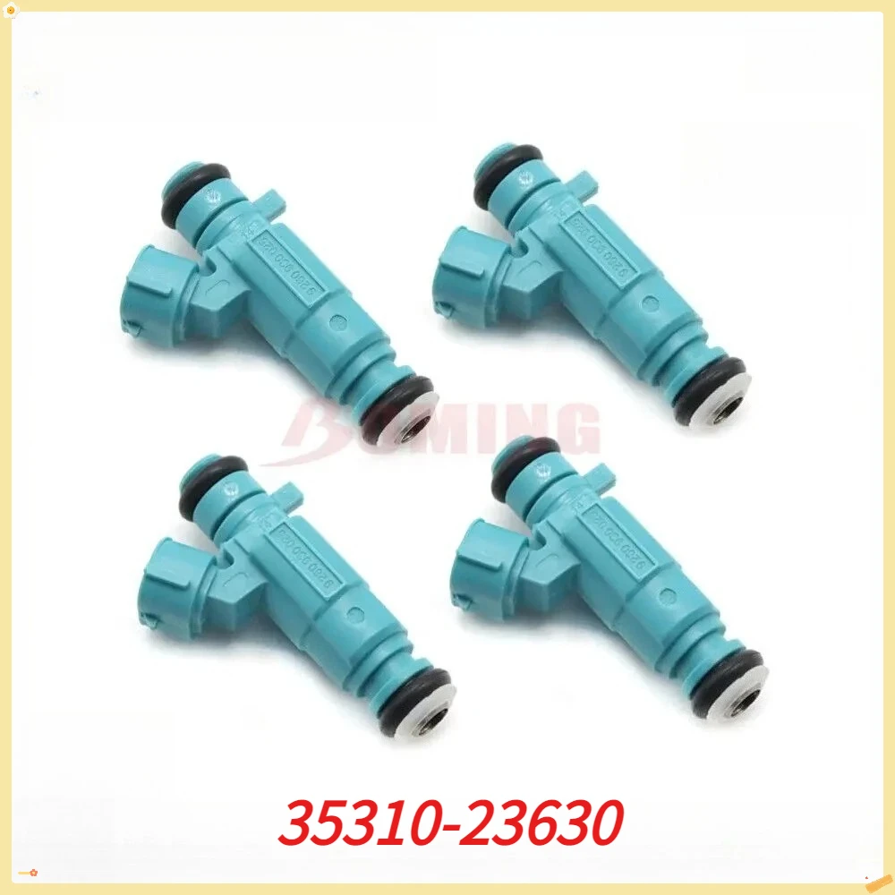 New 35310-23630 Car Fuel Injector 4PCS For Kia Spectra Rondo Optima Sportage Spectra5 Hyundai Tiburon Tucson Santa Fe 2004-2010