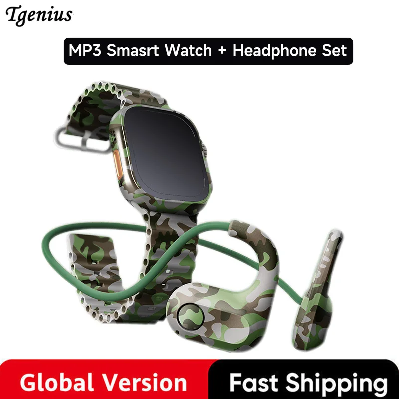 

Глобальная версия Tgenius MP3 Смарт-часы и набор наушников 300 мАч литий-полимерный + 95 мАч литий-полимерный набор наушников для часов