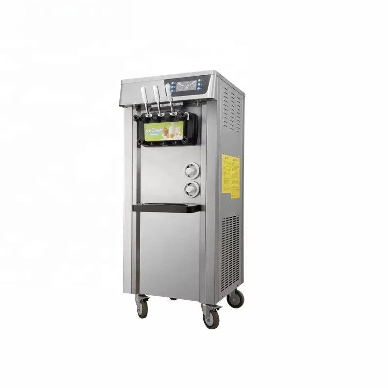Stainless Steel Three Flavor Ice Cream Making Machine for Service